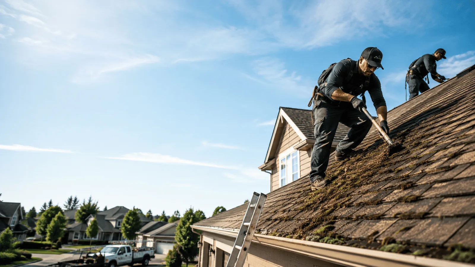 Roof Moss Removal in Laurel, MD near me